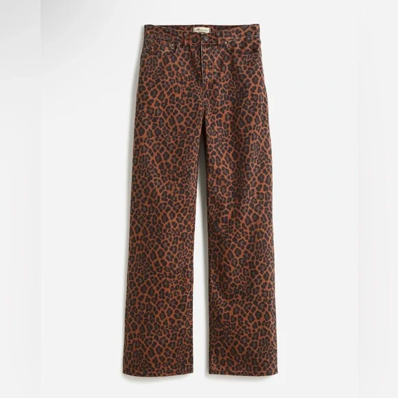 Leopard Print Women Jeans - Picture 6 of 14